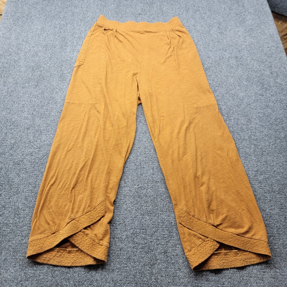 Intimately Free People Mustard Brown Tulip Hem Lounge Pants Medium OB938448